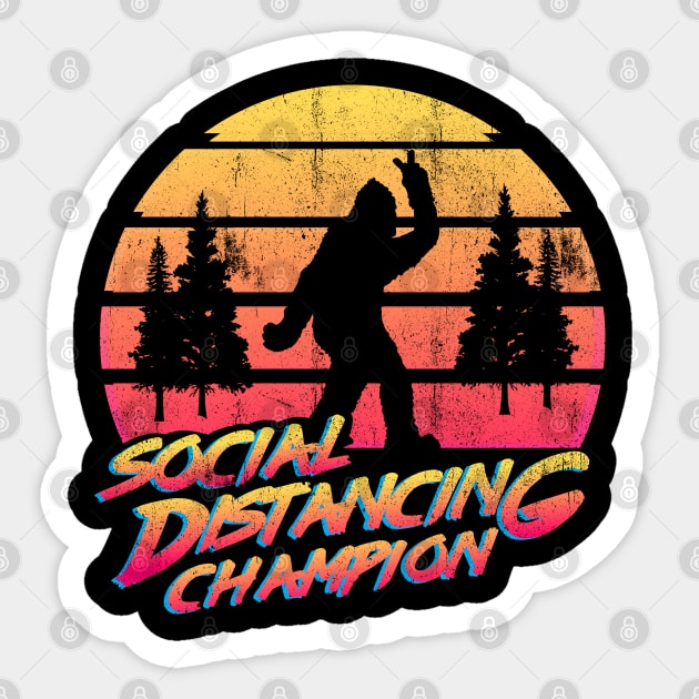 Social Distancing Champion 2020 Sticker by G! Zone